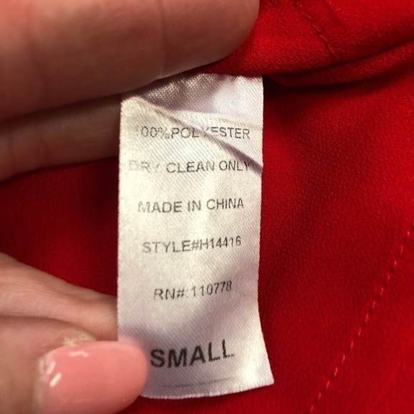 Hazel Hazel Hazel Red Layered Dress Tank Small - Picture 2 of 4